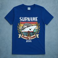 Personalized Custom Name And Year Family Cruise T-Shirt