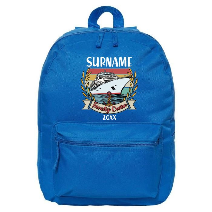 Personalized Custom Name And Year Family Cruise 16 in Basic Backpack
