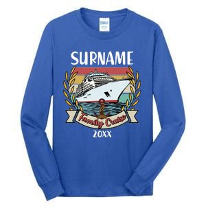 Personalized Custom Name And Year Family Cruise Tall Long Sleeve T-Shirt