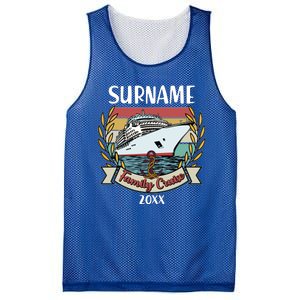 Personalized Custom Name And Year Family Cruise Mesh Reversible Basketball Jersey Tank