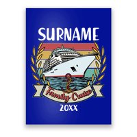 Personalized Custom Name And Year Family Cruise Poster