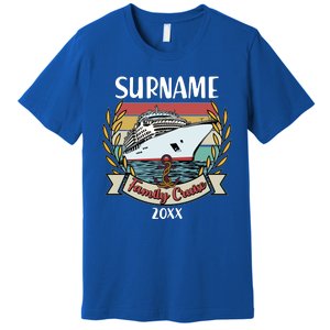 Personalized Custom Name And Year Family Cruise Premium T-Shirt