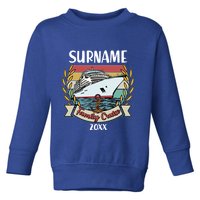 Personalized Custom Name And Year Family Cruise Toddler Sweatshirt