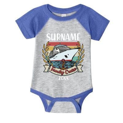 Personalized Custom Name And Year Family Cruise Infant Baby Jersey Bodysuit
