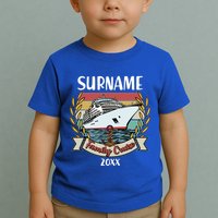 Personalized Custom Name And Year Family Cruise Toddler T-Shirt