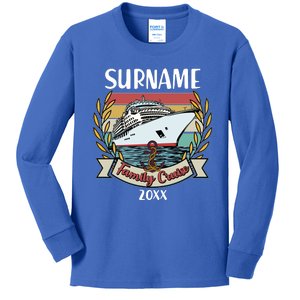 Personalized Custom Name And Year Family Cruise Kids Long Sleeve Shirt