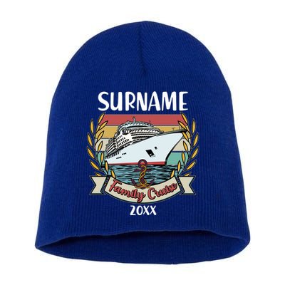 Personalized Custom Name And Year Family Cruise Short Acrylic Beanie
