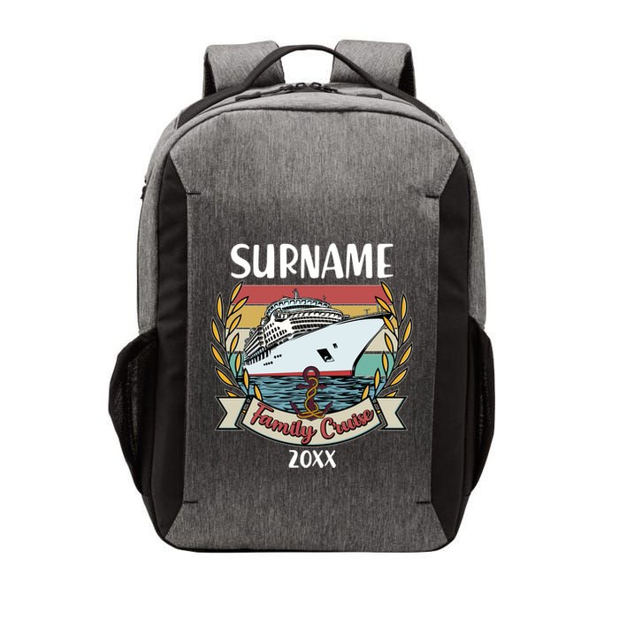 Personalized Custom Name And Year Family Cruise Vector Backpack