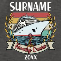 Personalized Custom Name And Year Family Cruise Vector Backpack