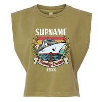 Personalized Custom Name And Year Family Cruise Garment-Dyed Women's Muscle Tee