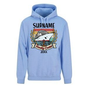 Personalized Custom Name And Year Family Cruise Unisex Surf Hoodie