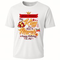 Personalized Custom Name This King Was Born In March Happy Birthday To Me Performance Shirt