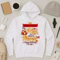 Personalized Custom Name This King Was Born In March Happy Birthday To Me Hoodie