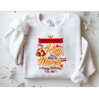 Personalized Custom Name This King Was Born In March Happy Birthday To Me Sweatshirt