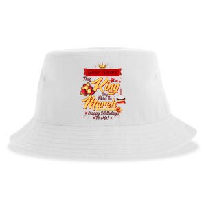 Personalized Custom Name This King Was Born In March Happy Birthday To Me Sustainable Bucket Hat