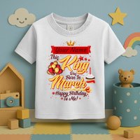 Personalized Custom Name This King Was Born In March Happy Birthday To Me Toddler T-Shirt