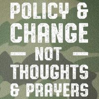 Policy & Change Not Thoughts & Prayers | Anti Gun Legacy Tie Dye Trucker Hat