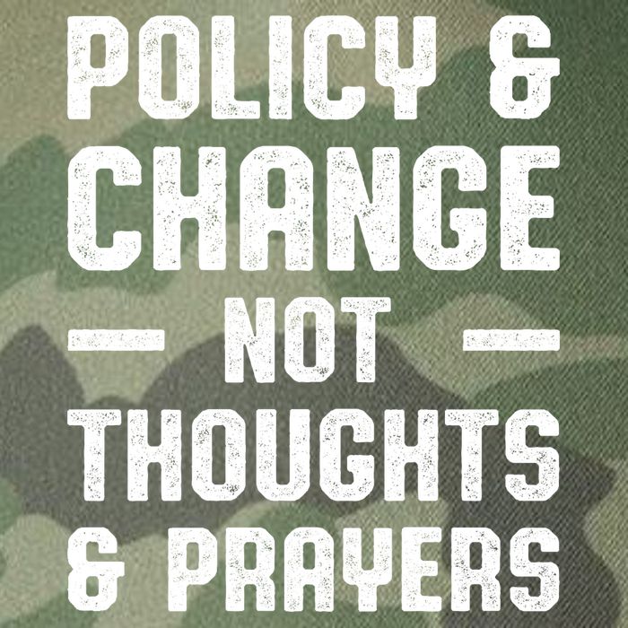 Policy & Change Not Thoughts & Prayers | Anti Gun Legacy Tie Dye Trucker Hat