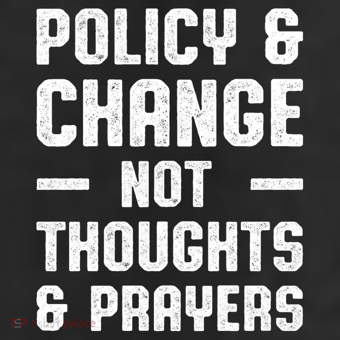 Policy & Change Not Thoughts & Prayers | Anti Gun Beanie