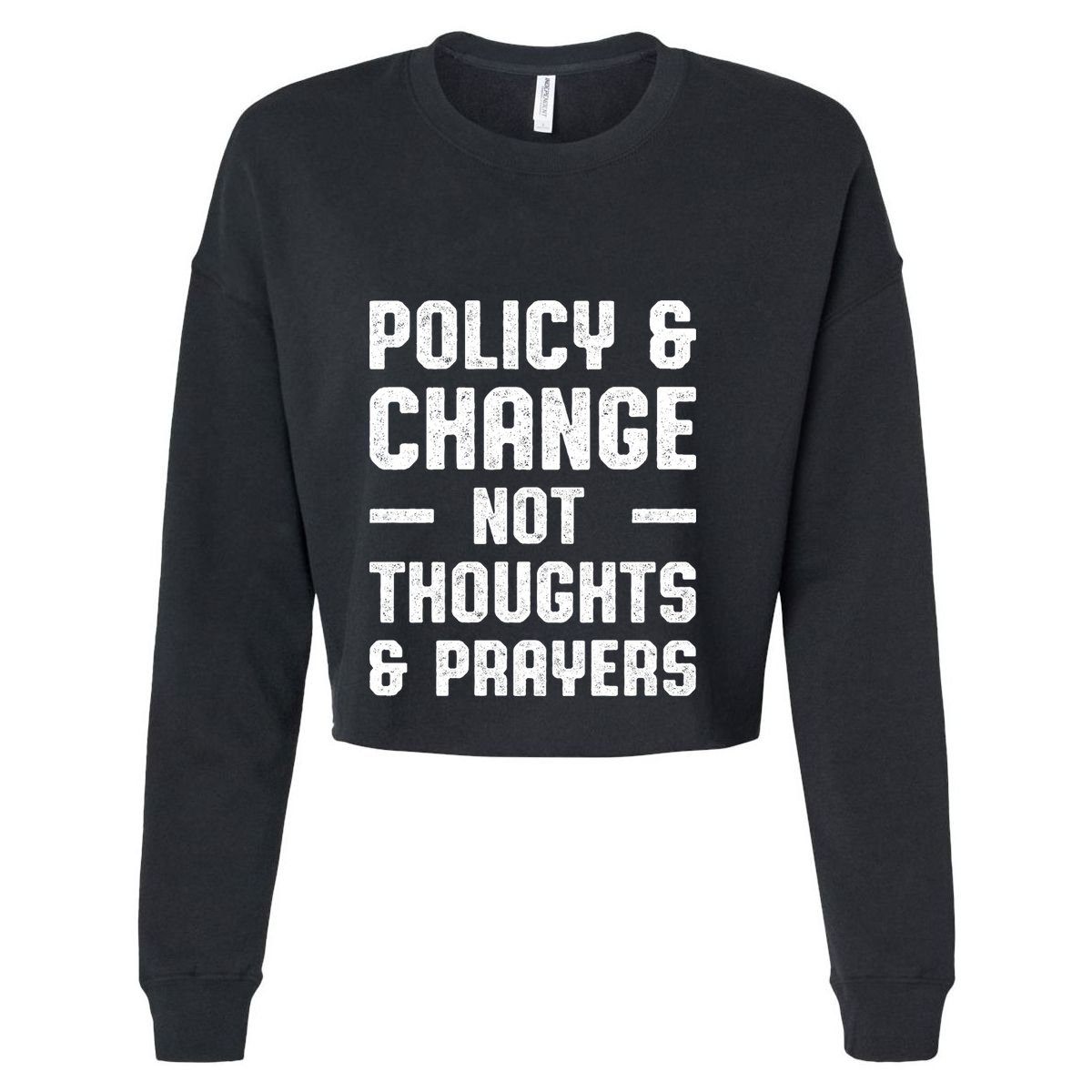 Policy & Change Not Thoughts & Prayers | Anti Gun Kids Hoodie