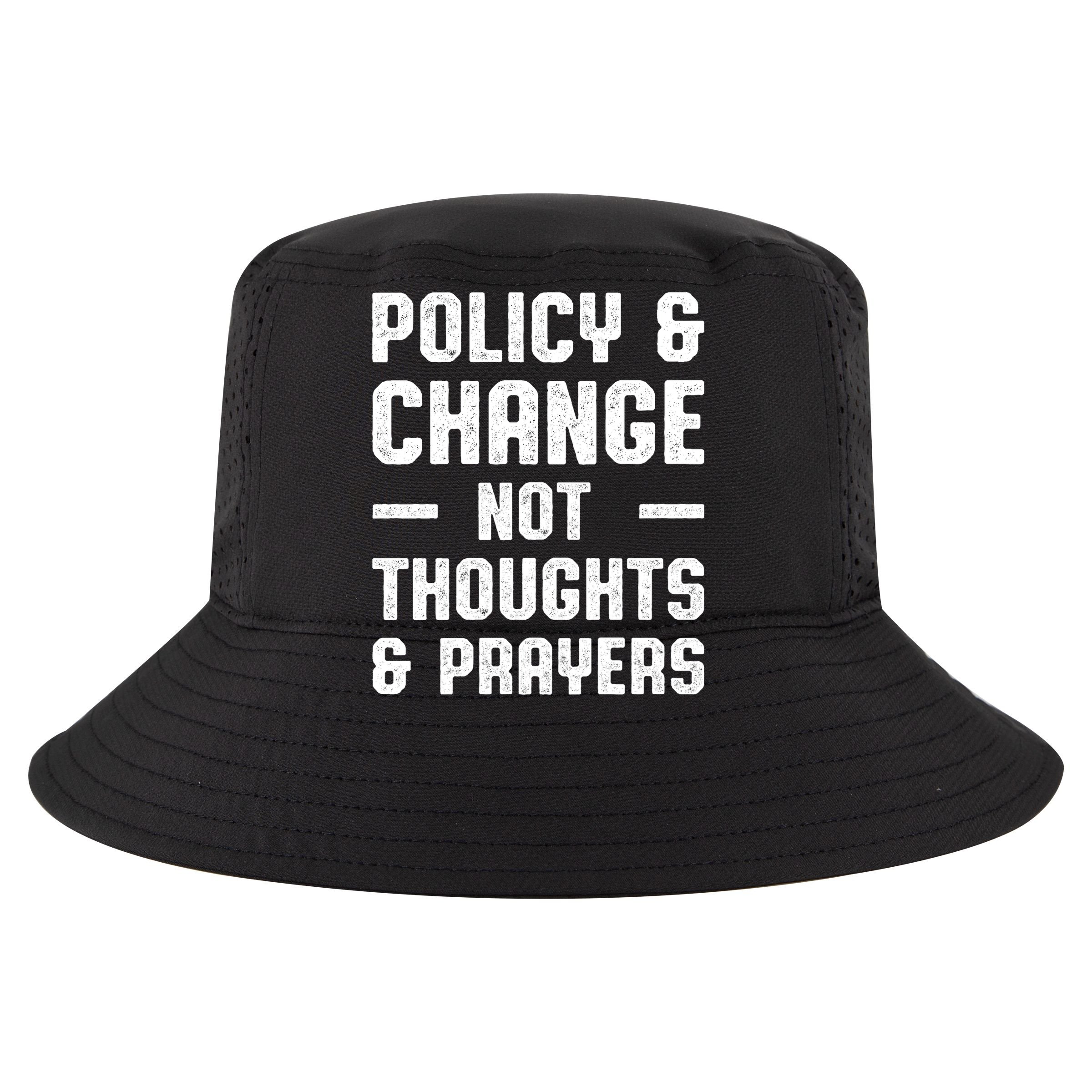 Policy & Change Not Thoughts & Prayers | Anti Gun Kids Hoodie