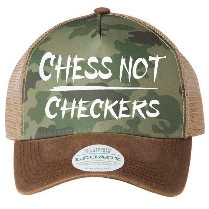 Play Chess Not Checkers Separate To Elevate Legacy Tie Dye Trucker Hat