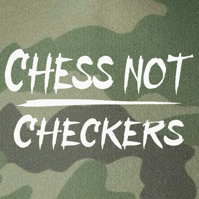 Play Chess Not Checkers Separate To Elevate Legacy Tie Dye Trucker Hat