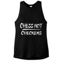 Play Chess Not Checkers Separate To Elevate Ladies PosiCharge Tri-Blend Wicking Tank