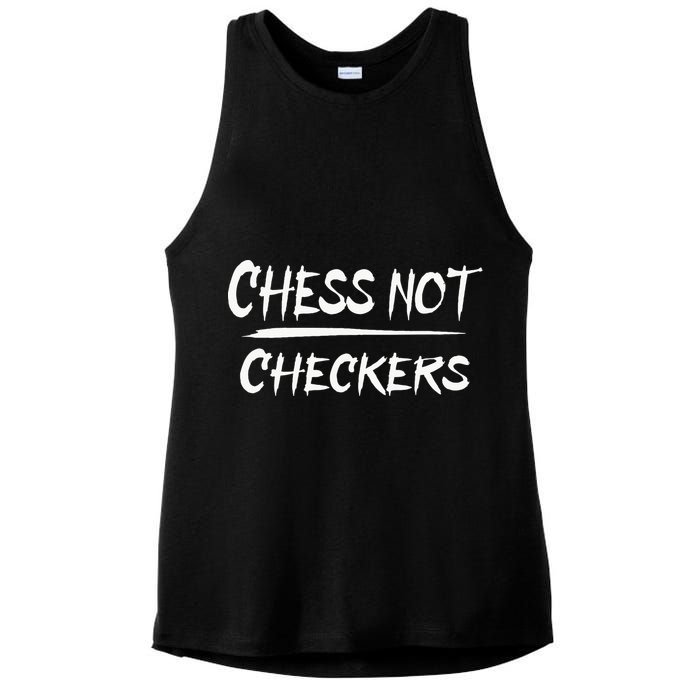 Play Chess Not Checkers Separate To Elevate Ladies PosiCharge Tri-Blend Wicking Tank