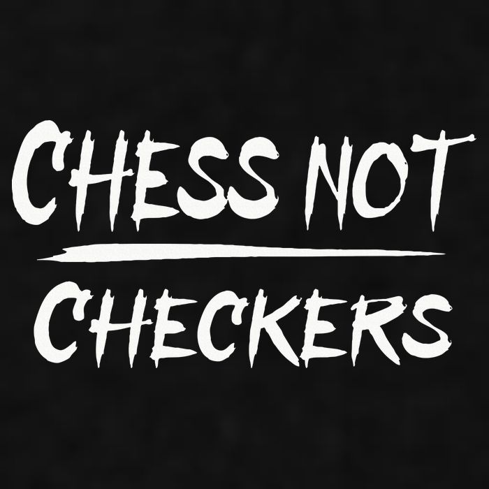 Play Chess Not Checkers Separate To Elevate Ladies PosiCharge Tri-Blend Wicking Tank