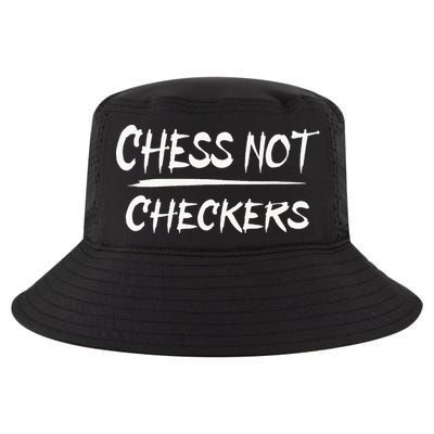 Play Chess Not Checkers Separate To Elevate Cool Comfort Performance Bucket Hat