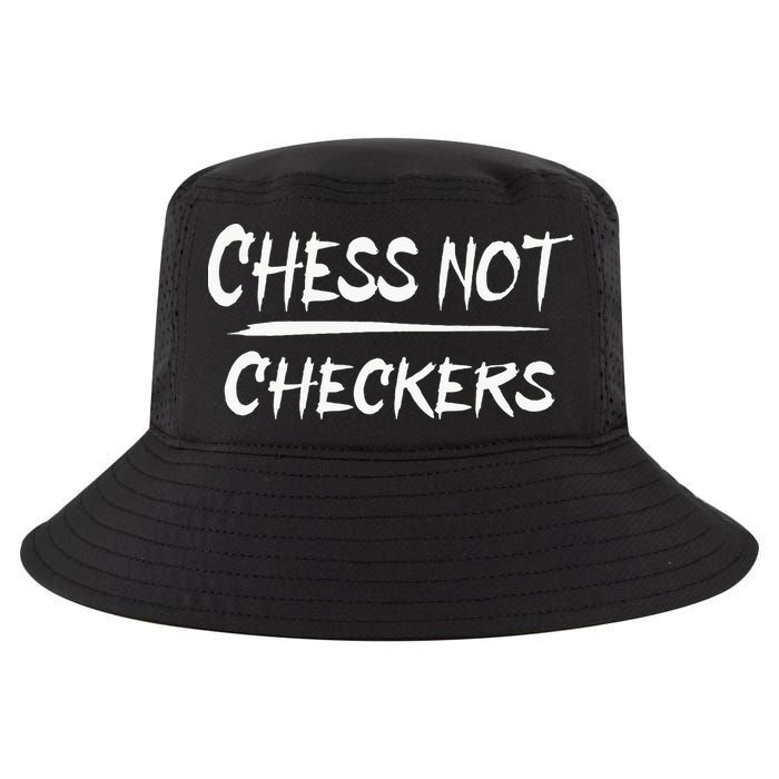 Play Chess Not Checkers Separate To Elevate Cool Comfort Performance Bucket Hat