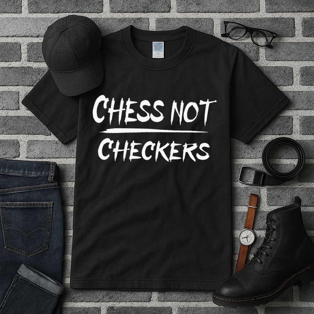 Play Chess Not Checkers Separate To Elevate Tall T-Shirt