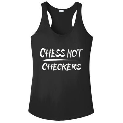 Play Chess Not Checkers Separate To Elevate Ladies PosiCharge Competitor Racerback Tank