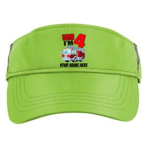 Personalized Custom Name Cute Funny Sound The Alarm I'm 4 Four Adult Drive Performance Visor