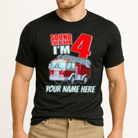 Personalized Custom Name Cute Funny Sound The Alarm I'm 4 Four Performance Shirt