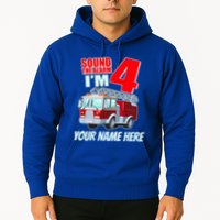 Personalized Custom Name Cute Funny Sound The Alarm I'm 4 Four Hoodie