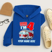 Personalized Custom Name Cute Funny Sound The Alarm I'm 4 Four Hoodie