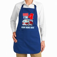 Personalized Custom Name Cute Funny Sound The Alarm I'm 4 Four Apron