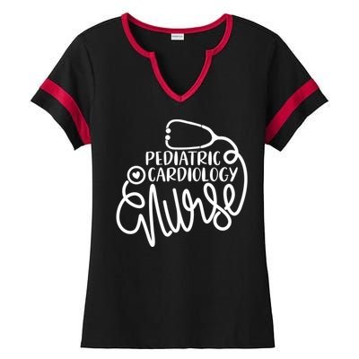 Pediatric Cardiovascular Nursing Pediatric Cardiology Nurse Gift Ladies Halftime Notch Neck Tee