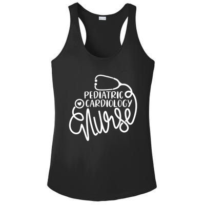 Pediatric Cardiovascular Nursing Pediatric Cardiology Nurse Gift Ladies PosiCharge Competitor Racerback Tank