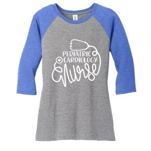 Pediatric Cardiovascular Nursing Pediatric Cardiology Nurse Gift Women's Tri-Blend 3/4-Sleeve Raglan Shirt