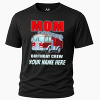Personalized Custom Name Cute Funny Mom Birthday Crew Firetruck Performance Shirt