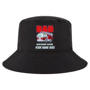 Personalized Custom Name Dad Funny Birthday Crew Firetruck Cool Comfort Performance Bucket Hat