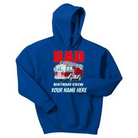 Personalized Custom Name Dad Funny Birthday Crew Firetruck Kids Hoodie