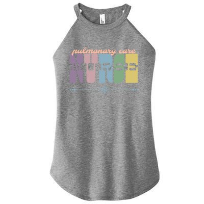 Pulmonary Care Nurse Gift Nursing Squad Appreciation Lungs Gift Women's Perfect Tri Rocker Tank