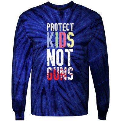 Protect Children Not Guns | March For Our Lives Tie-Dye Long Sleeve Shirt