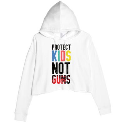 Protect Children Not Guns | March For Our Lives Crop Fleece Hoodie