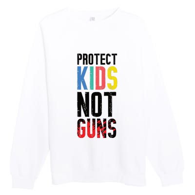 Protect Children Not Guns | March For Our Lives Premium Crewneck Sweatshirt