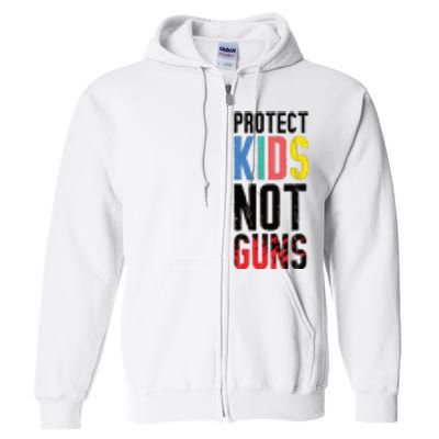 Protect Children Not Guns | March For Our Lives Full Zip Hoodie